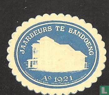 Jaarbeurs Bandoeng 1921 (blauw)
