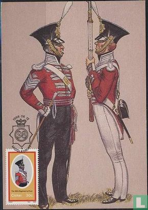 Uniformen 98e Infanterie-regiment 