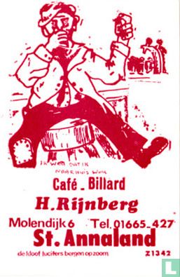 Café - Billard H. Rijnberg