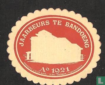 Jaarbeurs Bandoeng 1921 (rood)
