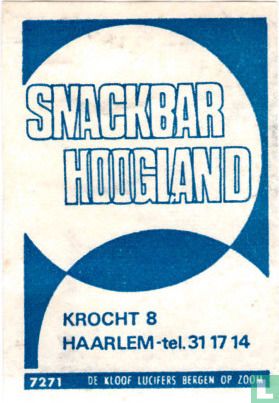 Snackbar Hoogland