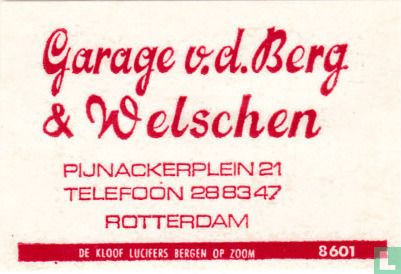 Garage v.d. Berg & Welschen