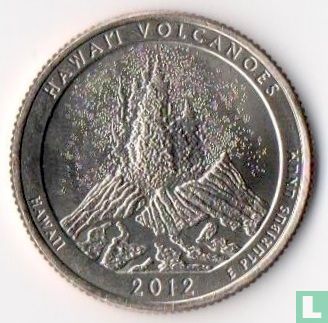 États-Unis ¼ dollar 2012 (S) "Hawai'i Volcanoes national park" - Image 1