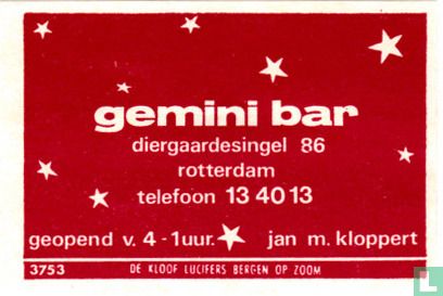 gemini bar