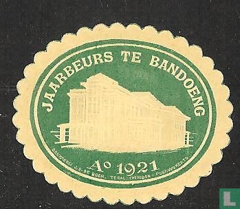 Jaarbeurs Bandoeng 1921 (Blauwgroen)