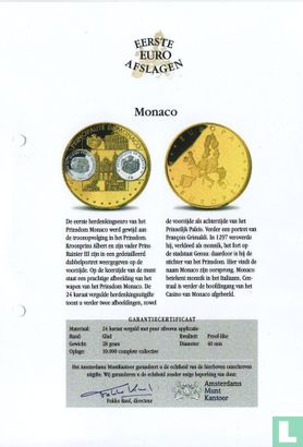 Monaco 10 euro 2003 "Eerste slag van de Eurolanden" - Afbeelding 3