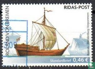 Privatpost Ridas-Post, Schiff "Roland von Bremen"