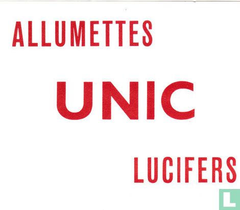 Allumettes Unic Lucifers