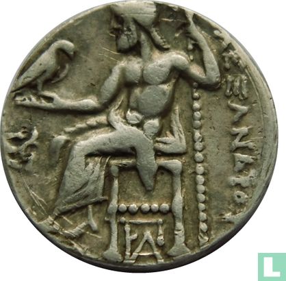 Royaume de Macédoine-AR drachme Alexander le grand Kolophon 319-310 AV. J.-C.. - Image 2