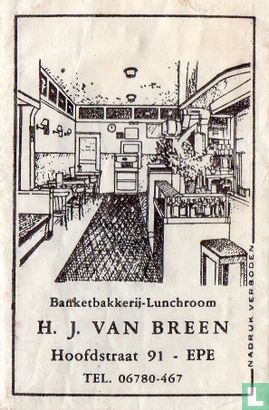 Banketbakkerij Lunchroom H.J. van Breen - Image 1