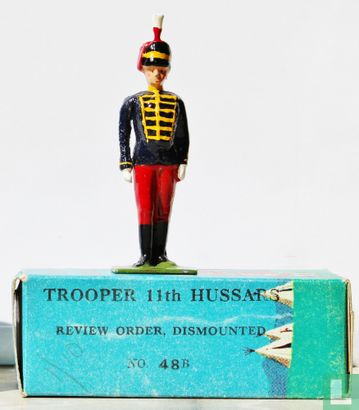 Trooper 11th Hussars, review order, dismounted - Afbeelding 1