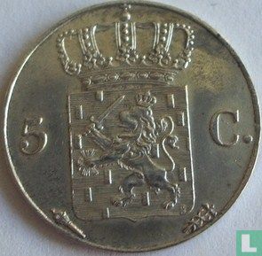 Pays-Bas 5 cents 1822 - Image 2