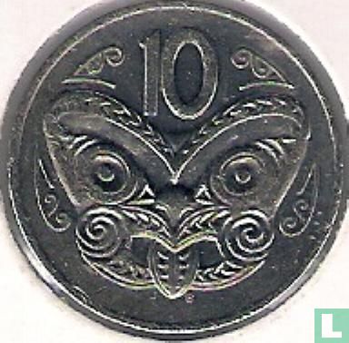 New Zealand 10 cents 1989 - Image 2