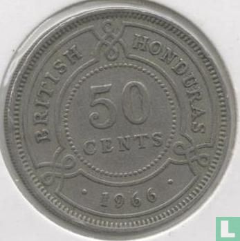 Honduras britannique 50 cents 1966 - Image 1