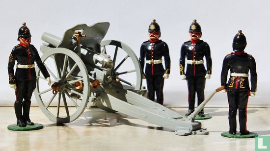 4.6 Howitzer with 4-man review order detachment (1914) - Afbeelding 2
