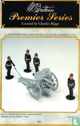 4.6 Howitzer with 4-man review order detachment (1914) - Afbeelding 3