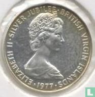 Britse Maagdeneilanden 1 cent 1977 (PROOF) "25th anniversary Accession of Queen Elizabeth II" - Afbeelding 1