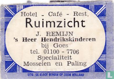 Hotel Ruimzicht - J. Remijn