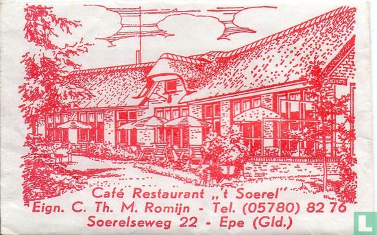 Café Restaurant " 't Soerel" - Afbeelding 1