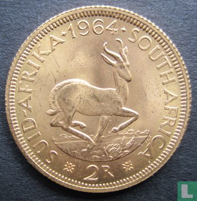 South Africa 2 rand 1964 - Image 1