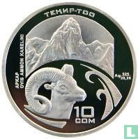 Kyrgyzstan 10 som 2002 (PROOF) "International Year of the Mountains - Argali" - Image 2