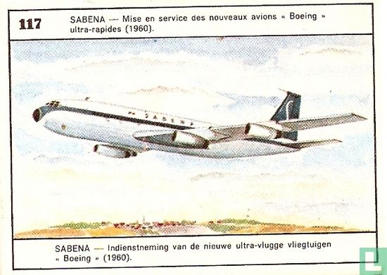 Sabena - Indienstneming van de nieuwe ultra-vlugge vliegtuigen "Boeing" (1960)