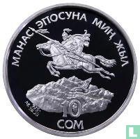Kirghizistan 10 som 1995 (BE) "Millennium of Manas" - Image 2