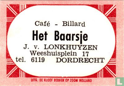 Café Billard Het Baarsje - J. v. Lonkhuyzen