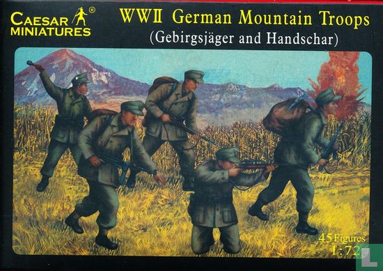 WWII Duitse Berg troepen(Gebirgsjäger und Handschar) - Afbeelding 1