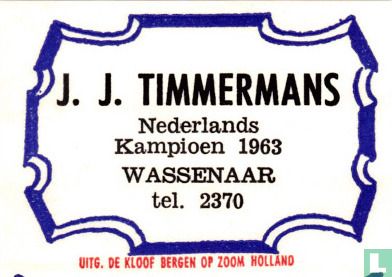 J. J. Timmermans