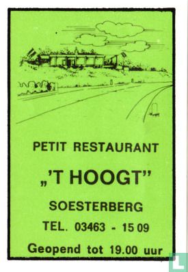 Petit Restaurant "'t Hoogt"