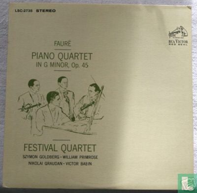 Piano Quartet In G Minor, Op. 45 - Image 1