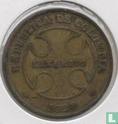 Colombia 50 centavos 1928 (leprosarium coinage) - Image 1