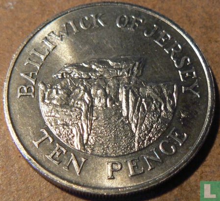 Jersey 10 Pence 1990 - Bild 2