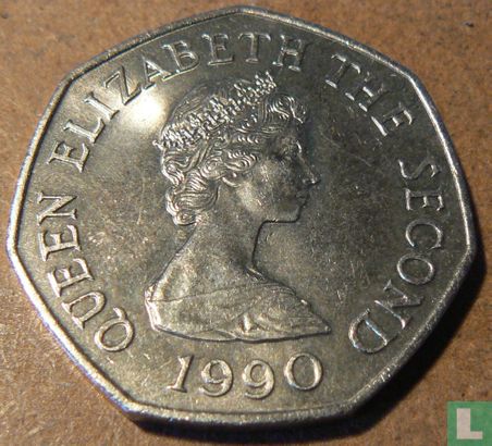Jersey 50 pence 1990 - Image 1