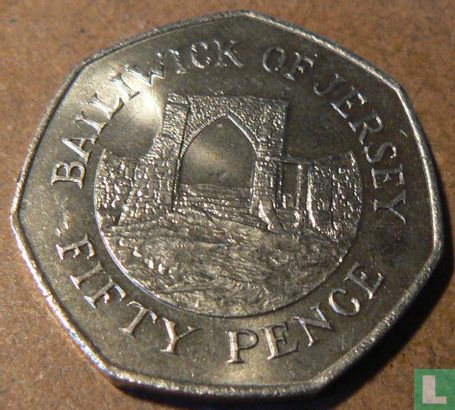 Jersey 50 pence 1990 - Afbeelding 2