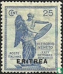 "Vittoria di Brescia", with overprint 