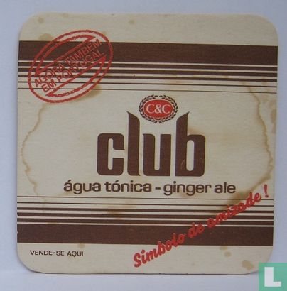 Club:  água tónica - ginger ale