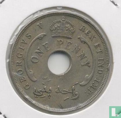 Afrique de l'Ouest britannique 1 penny 1920 (H) - Image 2