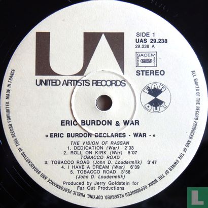 Eric Burdon Declares War - Image 3