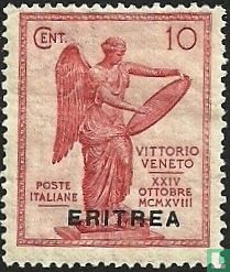 "Vittoria di Brescia", with overprint