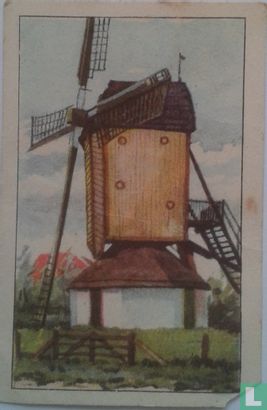 Oude windmolen te Scherpenzeel - Afbeelding 1