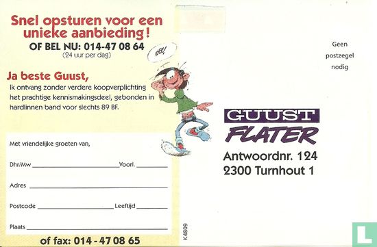 Guust Flater - Aanvraagkaart - Image 2