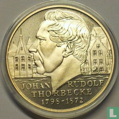 Nederland 10 ecu 1998 "Johan Rudolf Thorbecke" - Afbeelding 2