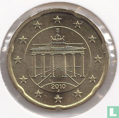 Germany 20 cent 2010 (J) - Image 1