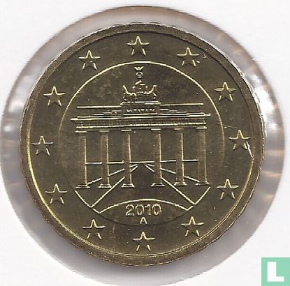 Allemagne 10 cent 2010 (A) - Image 1
