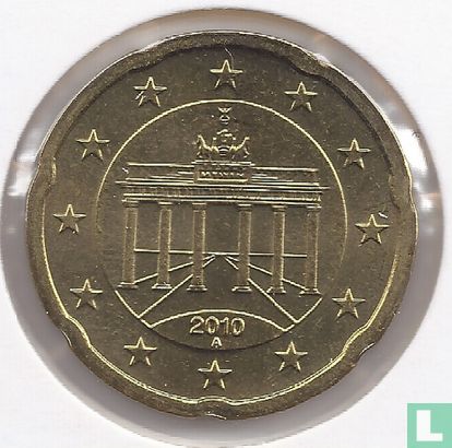 Allemagne 20 cent 2010 (A) - Image 1