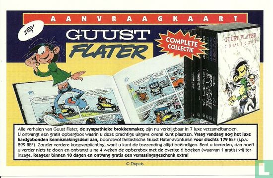 Guust Flater - Aanvraagkaart  - Afbeelding 1
