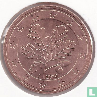 Allemagne 5 cent 2010 (J) - Image 1