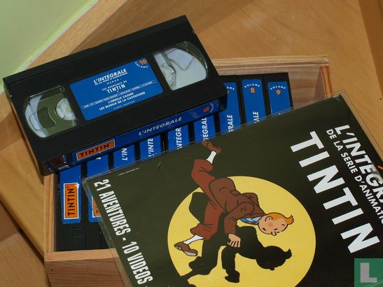 Coffret VHS Tintin et Milou + 21 aventures - Image 2